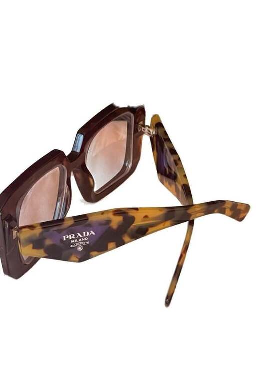 Prada SPR 23Y Heritage Square Tortoise Shell Sunglasses main image 6